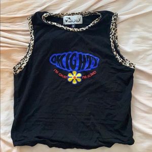 O mighty tank shirt size small